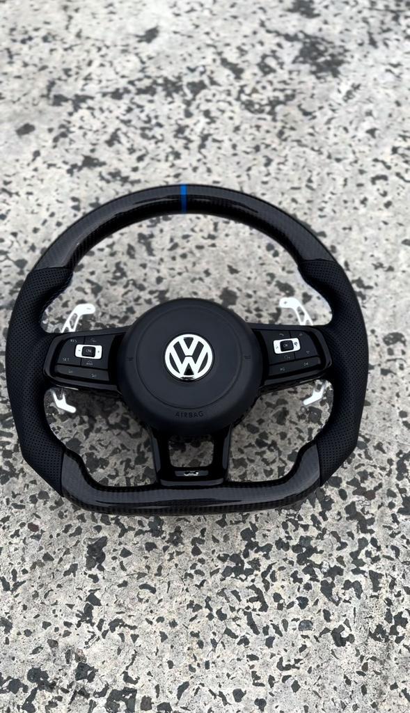 Stuurwiel VW Carbon met Nappaleer, Auto-onderdelen, Interieur en Bekleding, Nieuw, Ophalen of Verzenden