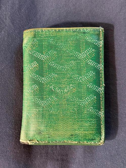 Goyard Saint Pierre Cardholder –Groen– Zeldzaam & Origineel, Sieraden, Tassen en Uiterlijk, Portemonnees, Gebruikt, Groen, Leer