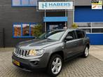 Jeep Compass 2.0 Limited 156PK|Origineel NL|Navigatie|Leder|, 450 kg, Zwart, Navigatiesysteem, Handgeschakeld