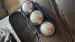 Jeu de Boules ballen 3 stuks met tasje igst, Sport en Fitness, Bowlen, Ophalen of Verzenden, Zo goed als nieuw, Bal