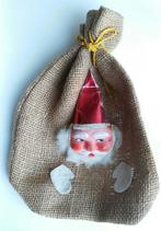 Oude Kerstmis Kerstman candycontainer vilt composit, Ophalen of Verzenden