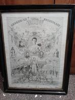 Koningin Wilhelmina 6 september 1898, Verzamelen, Ophalen, Gebruikt, Nederland, Kaart, Foto of Prent