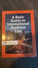Mr.H Wevers - A Basic Guide to International Business Law, Engels, Mr.H Wevers, Ophalen of Verzenden, Zo goed als nieuw