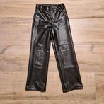 Zwarte leren broek, maat 140, Kinderen en Baby's, Kinderkleding | Maat 140, Broek, Meisje, Ophalen of Verzenden, Zo goed als nieuw