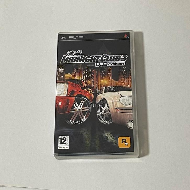 PSP Game - Midnight Club 3 Dub Edition, Spelcomputers en Games, Games | Sony PlayStation Portable, Gebruikt, Racen en Vliegen