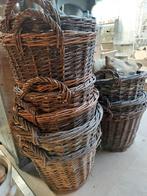Oude rotan tuinmanden aardappelmanden oogstmand, Antiek en Kunst, Ophalen of Verzenden