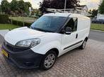 Fiat Doblò 1.3 MJ | 2015 | 48.300 km | Airco | Imperiaal, Auto's, Bestelauto's, Euro 5, Stof, 74 pk, Zwart