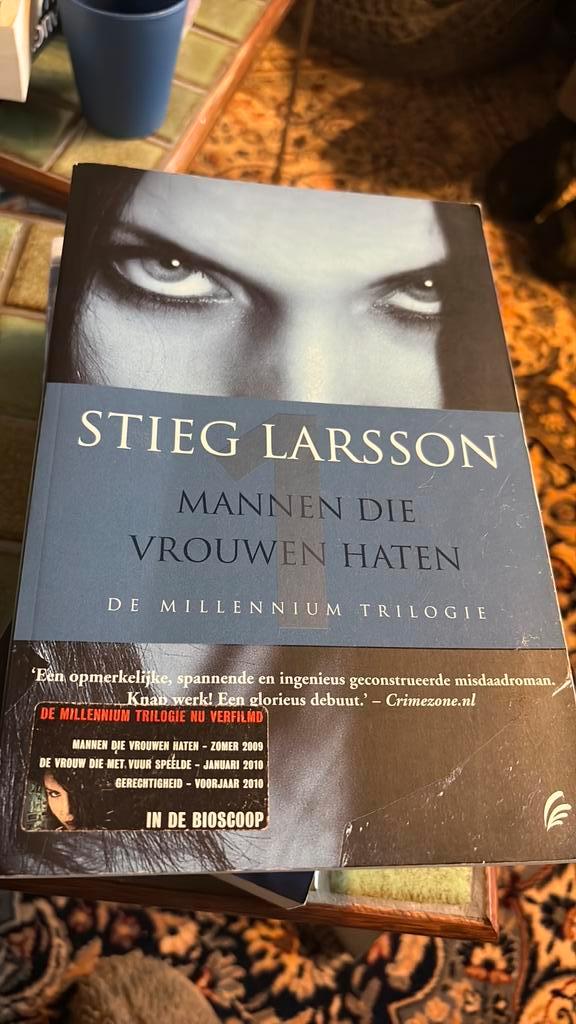 Stieg Larsson - Mannen die vrouwen haten, Boeken, Thrillers, Gelezen, Scandinavië, Ophalen