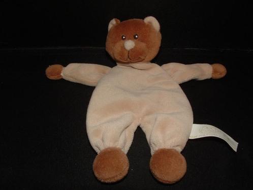 EVORA KRUIDVAT BEER KNUFFELDOEKJE VELOURS BRUIN MET VELOURS, Kinderen en Baby's, Speelgoed | Knuffels en Pluche, Nieuw, Beer, Verzenden