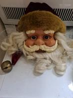 Kerstman Hoofd Decoratie, Ophalen of Verzenden, Gebruikt