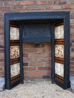 Oude antieke ijzeren inzethaard met tegels, Ophalen, Gebruikt, Vrijstaande haard, Overige soorten