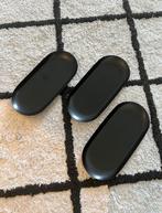 Nieuw 3x zwart kaars plateau dienblad RVS organizer bureau, Huis en Inrichting, Woonaccessoires | Dienbladen, Ophalen of Verzenden