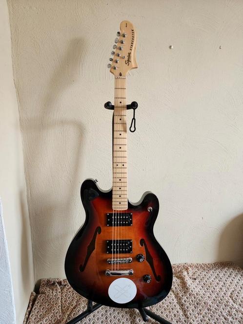 Fender squier starcaster hollowbody,, Muziek en Instrumenten, Snaarinstrumenten | Gitaren | Elektrisch, Gebruikt, Hollow body