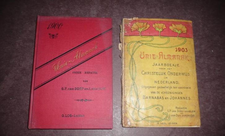 2 x Unie-Almanak (1900 & 1903) Dorp, S.P. van & J. van Dijk, Boeken, Geschiedenis | Stad en Regio, Zo goed als nieuw, 20e eeuw of later