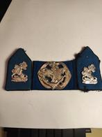 setje Huzaren van Boreel met een oud kraagspiegel, Ophalen of Verzenden, Landmacht, Nederland, Embleem of Badge