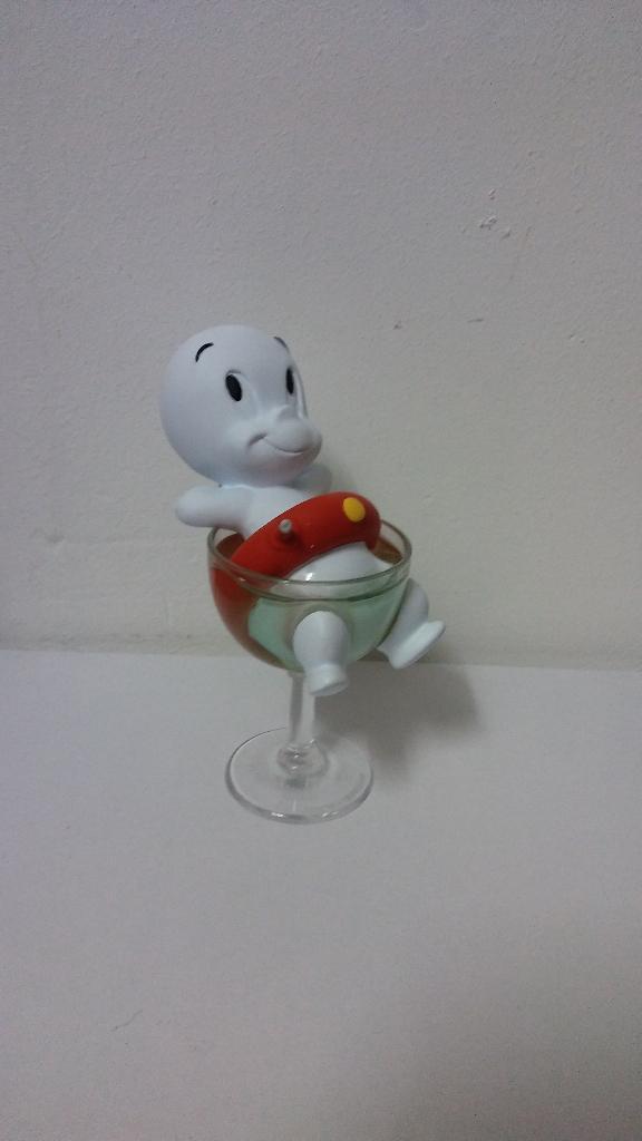 Casper het Spookje glas beeldje demons merveilles strip, Verzamelen, Stripfiguren, Zo goed als nieuw, Beeldje of Figuurtje, Overige figuren