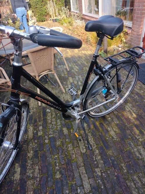 Koga Miyata damesfiets 59 frame zwart 24v vlinderstuur top!, Fietsen en Brommers, Fietsen | Dames | Sportfietsen en Toerfietsen