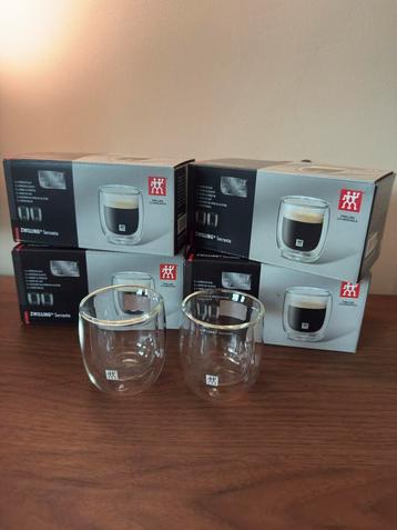 Zwilling Sorento Espressoglazen - 4 Sets Nieuw beschikbaar voor biedingen