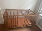 2x Houten Ledikantjes 60x120 met matras- Tweeling, Ophalen, Gebruikt, Ledikant