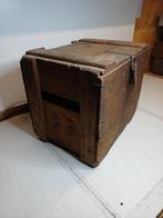 Antieke transportkist A. de Haan Amsterdam / 417, Antiek en Kunst, Ophalen of Verzenden