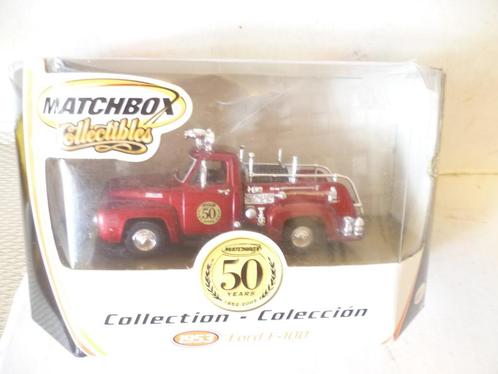 Matchbox Collectibles 50 Years 1953 Ford F100 Brandweerauto, Hobby en Vrije tijd, Modelauto's | Overige schalen, Nieuw, Bus of Vrachtwagen