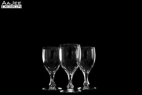 3 Orrefors Sweden – Glazen van kristal – Model Coronation, Antiek en Kunst, Antiek | Glas en Kristal, Ophalen of Verzenden