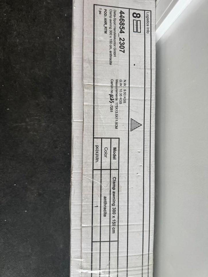 Nieuw Zonnescherm Balkon - In Doos!, Tuin en Terras, Overkappingen, Nieuw, Overige typen, Ophalen