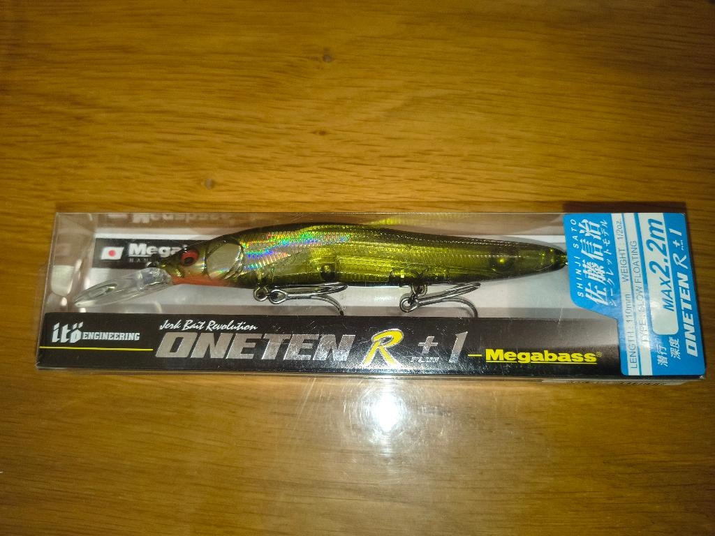 Megabass oneten r1 respect color, Watersport en Boten, Hengelsport | Roofvissen, Ophalen of Verzenden, Nieuw, Overige typen