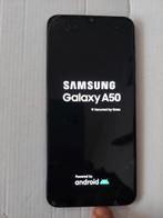 Samsung Galaxy A50 128GB Werkt Perfect met barsten in Scherm, Android OS, Galaxy A, Blauw, Gebruikt