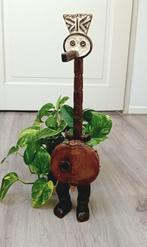 vintage afrikaanse decoratieve banjo gitaat percussie, Antiek en Kunst, Ophalen of Verzenden