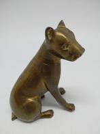 Vintage messing beeldje bokser hond, Ophalen of Verzenden
