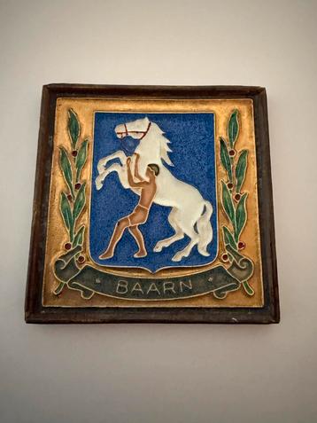 Cloisonné Tegel Porceleyne Fles - Gemeente Baarn beschikbaar voor biedingen