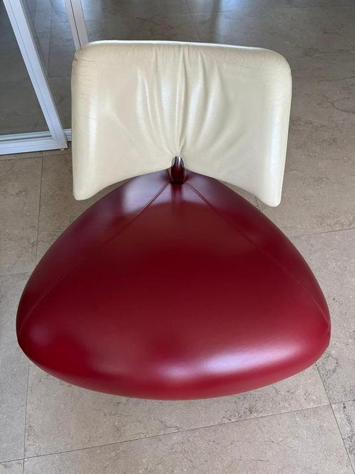 Leolux pallone, Huis en Inrichting, Fauteuils, Zo goed als nieuw, Leer, 75 tot 100 cm, 75 tot 100 cm, Ophalen