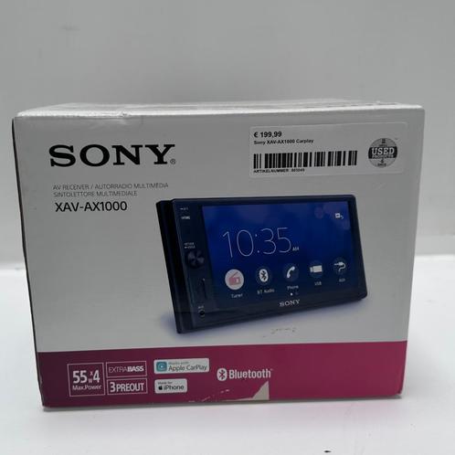 Sony XAV-AX1000 Carplay, Auto diversen, Autoradio's, Nieuw