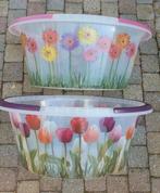 2x wasmand bloem, Ophalen of Verzenden