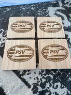 PSV onderzetters, Huis en Inrichting, Ophalen of Verzenden, Zo goed als nieuw, Glas of Kopje