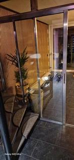 Schuifpuien scphuifdeuren kozijnen stalen dubbelglas  rails, 225 cm of meer, Ophalen of Verzenden, Zo goed als nieuw, Metaal