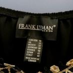 Frank Lyman zwarte soepele top + goud kant mt 38 M nr 35312, Maat 38/40 (M), Zonder mouw, Ophalen of Verzenden, Zo goed als nieuw