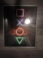 foto van PlayStation knoppen in lijstje, Antiek en Kunst, Kunst | Schilderijen | Abstract, Ophalen