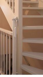 Oprolbaar traphekje wit, Kinderen en Baby's, Traphekjes, Overige materialen, Oprolhekje, Ophalen of Verzenden, Zo goed als nieuw