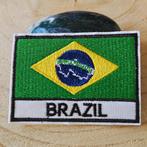 Strijk embleem applicatie Patch Vlag Brazil  Strijk embleem, Hobby en Vrije tijd, Hm, Nieuw, T, Ophalen of Verzenden