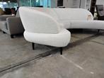 Design bank 'Limana' wit voor 995, Ophalen, Zo goed als nieuw, Stof, 300 cm of meer