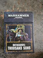 Warhammer 40.000 datacards, Figuurtje(s), Warhammer, Ophalen of Verzenden, Zo goed als nieuw