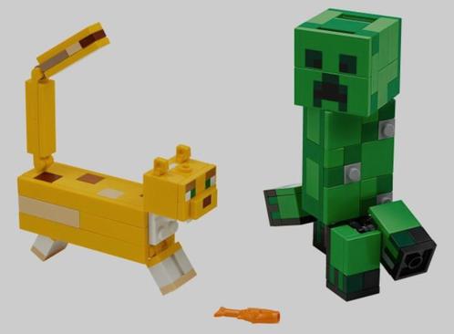 LEGO Minecraft #21156 "Creeper en Ocelot", Kinderen en Baby's, Speelgoed | Duplo en Lego, Zo goed als nieuw, Lego, Losse stenen