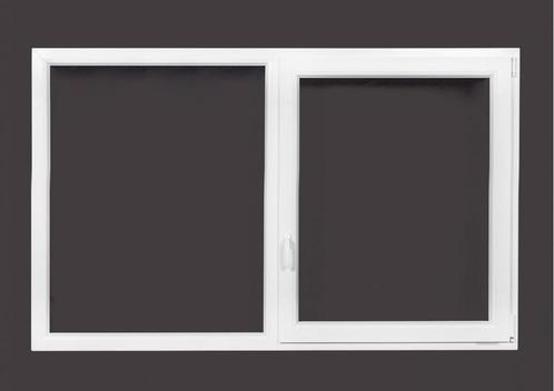 kunststof draaikiep-vast kozijn b200 x h130 RAL 9016, Doe-het-zelf en Verbouw, Kozijnen en Schuifpuien, Nieuw, Overige typen, Kunststof