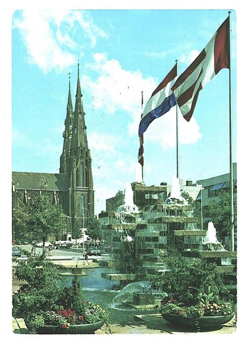 903300	Eindhoven	St Catharinakerk	Stadhuisplein	Gelopen met, Verzamelen, Ansichtkaarten | Nederland, Gelopen, Noord-Brabant, Ophalen of Verzenden