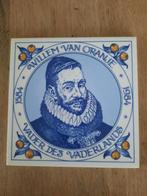 Tegel willem van oranje 1584 -1984 vader des vaderlands, Verzamelen, Nederland, Overige typen, Ophalen of Verzenden, Zo goed als nieuw