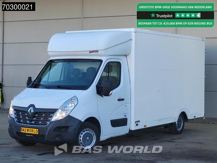 Renault Master 130PK Lowliner 422cm Bakwagen Achterdeuren Ai, Auto's, Bestelauto's, Bedrijf, Te koop, Airconditioning, Centrale vergrendeling