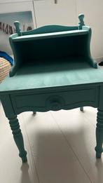 Leuk blauw bijzettafel, Vierkant, 55 tot 75 cm, Zo goed als nieuw, Ophalen