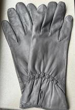 Prachtige Laimböck grijs leren glacé handschoenen, maat 8, Maat 38/40 (M), Ophalen of Verzenden, Zo goed als nieuw, Laimböck